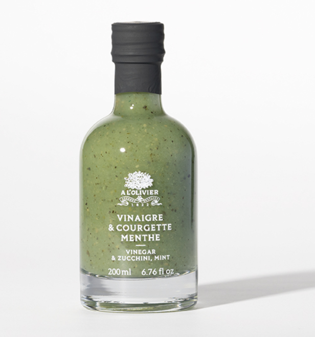 Vinagre con Zucchini y Menta 200 ml Al 'Olivier