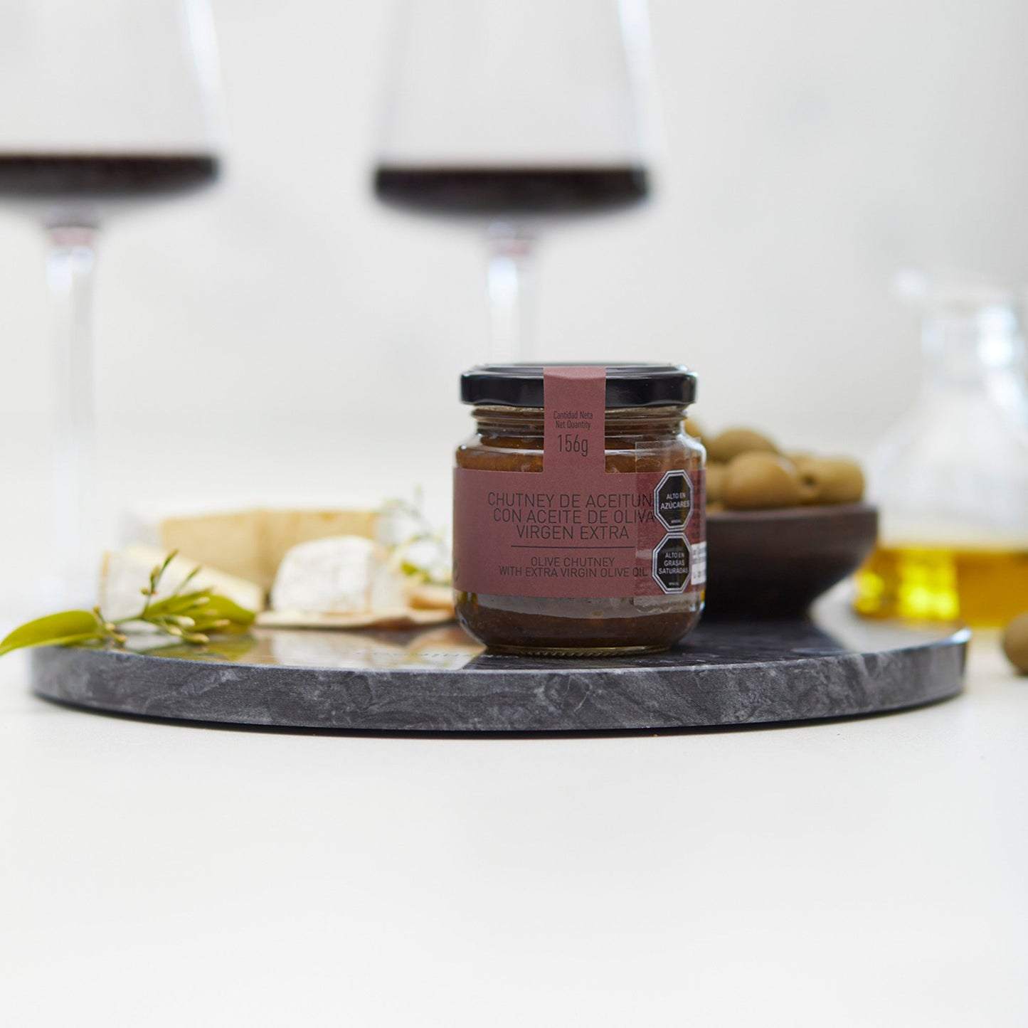 Chutney de Aceituna con Aceite de Oliva Extra Virgen 156 Grs La Chinata