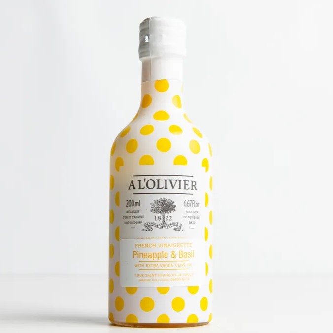 Vinagreta de Piña y Albahaca 200 ml Al 'Olivier
