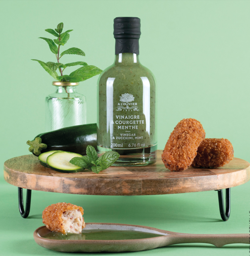 Vinagre con Zucchini y Menta 200 ml Al 'Olivier