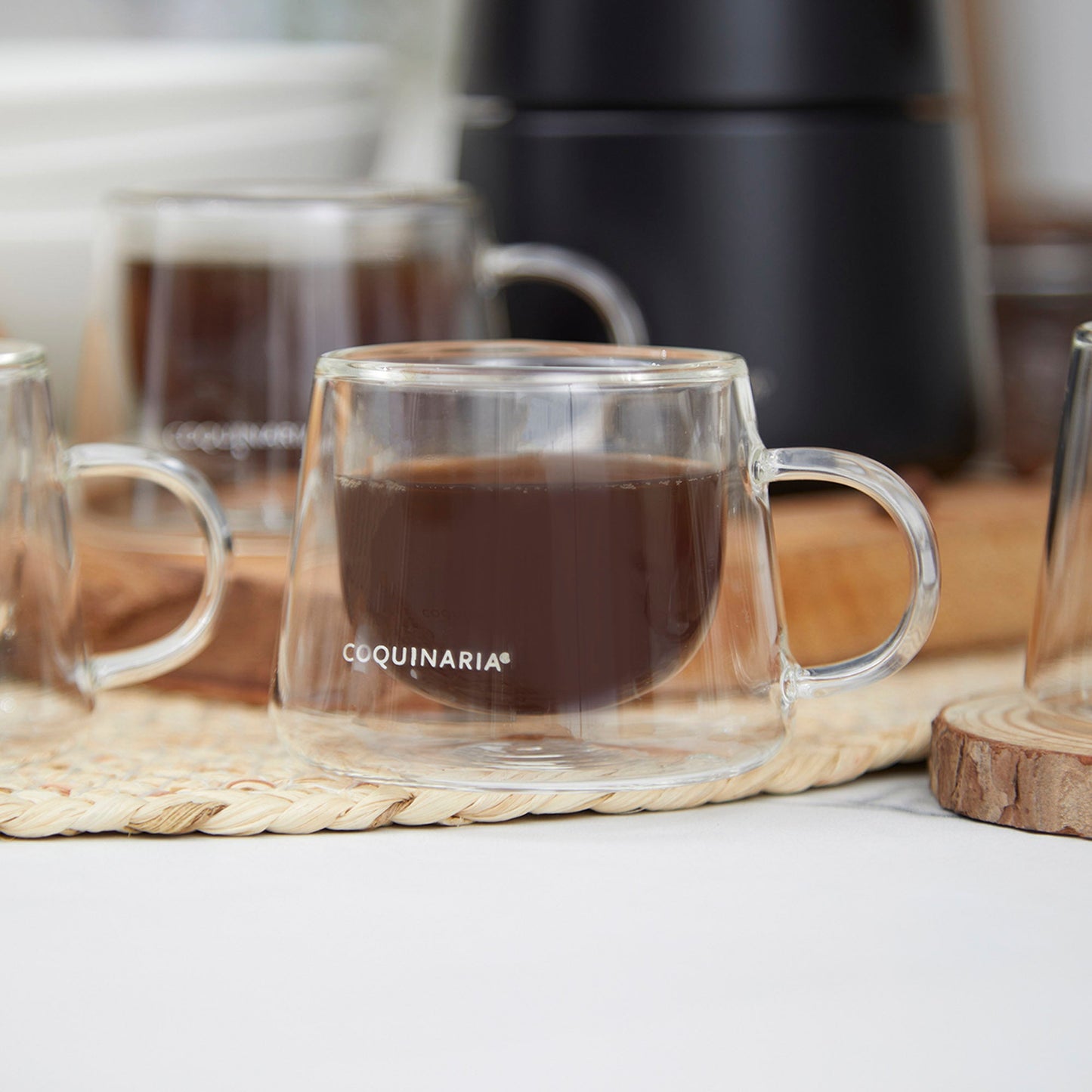 Set 4 Tazas de Espresso 80 ml Coquinaria