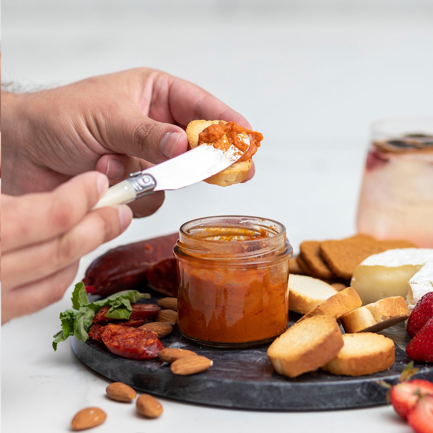 Tartina Pimenton Rojo y Queso Mascarpone 90 gr Fauchon