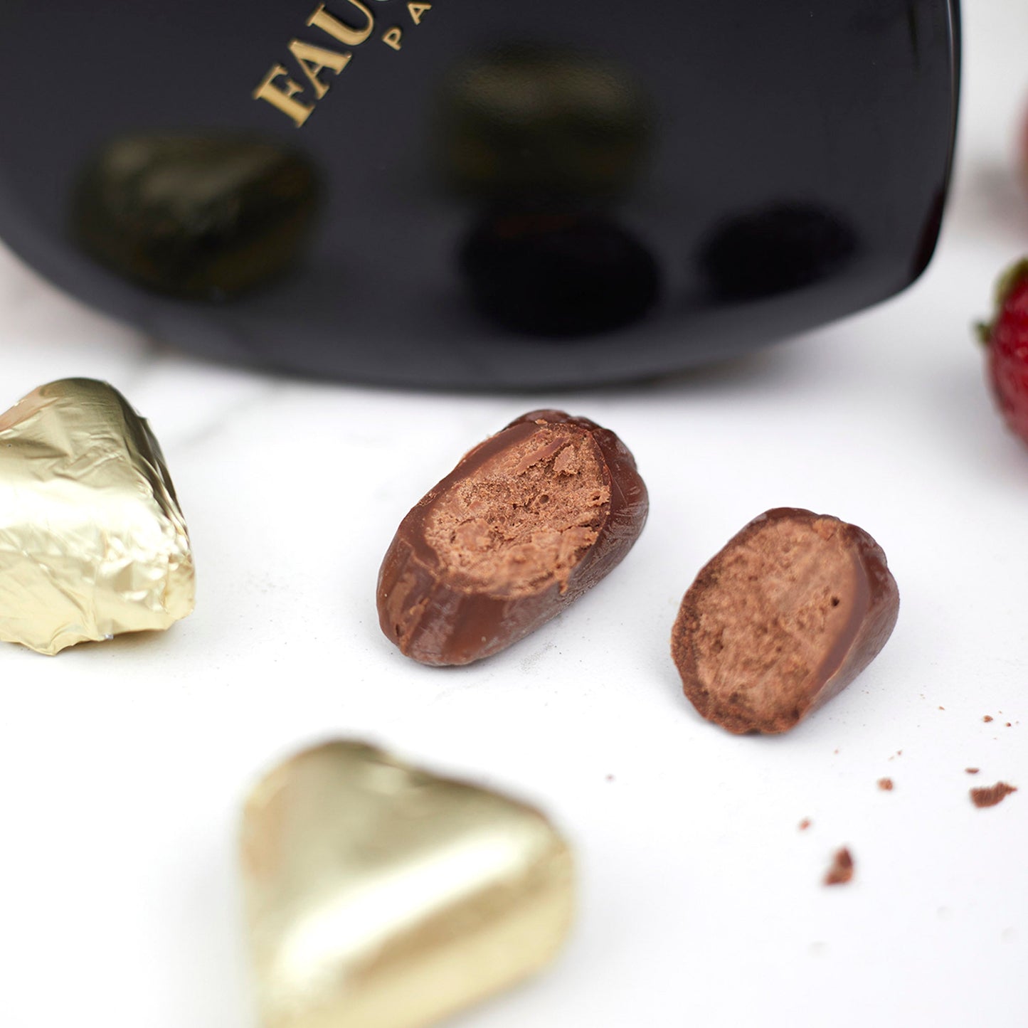 Corazón Bombones de Bitter 75g Fauchon