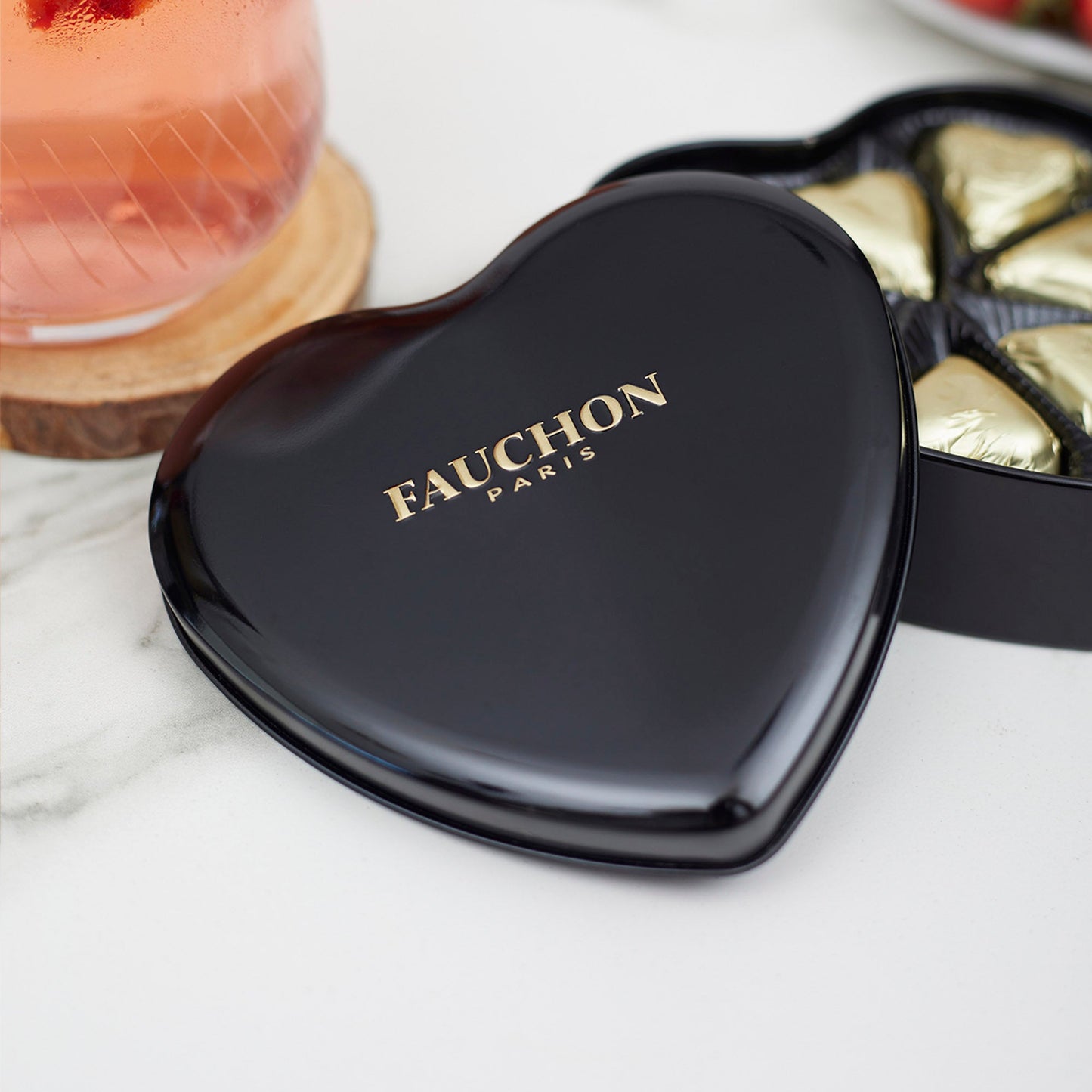 Corazón Bombones de Bitter 75g Fauchon