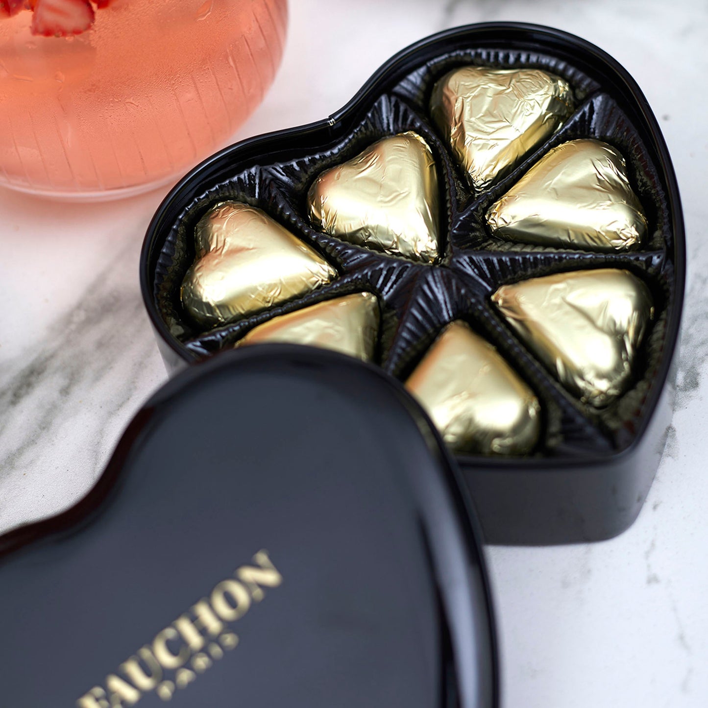 Corazón Bombones de Bitter 75g Fauchon