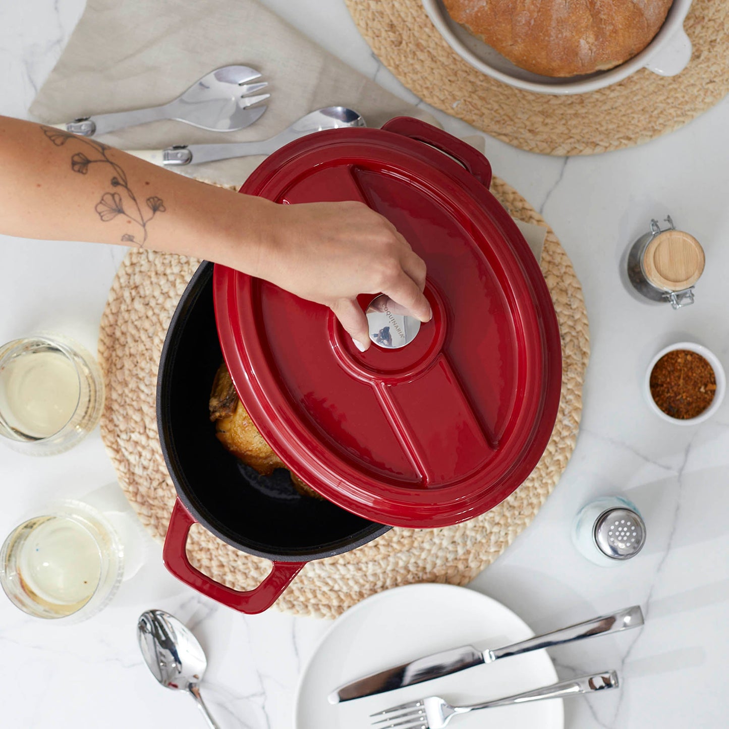 Olla de Hierro Fundido 4,1 Lts Coquinaria