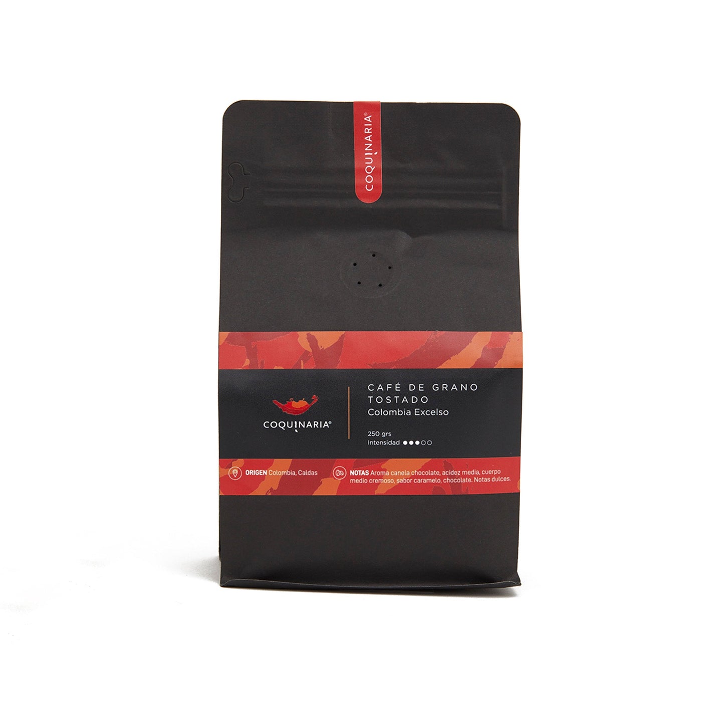 Café de Grano Tostado Colombia Excelso 250gr. Coquinaria