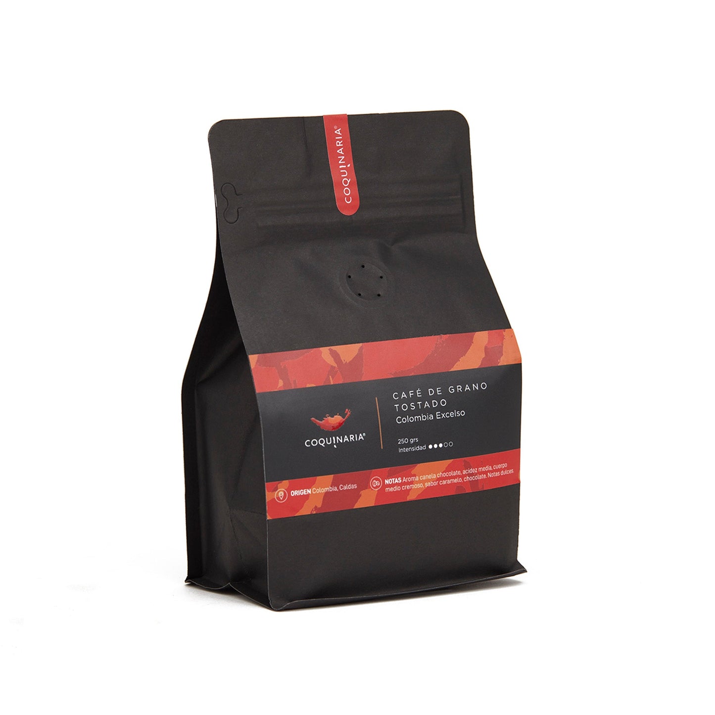 Café de Grano Tostado Colombia Excelso 250gr. Coquinaria
