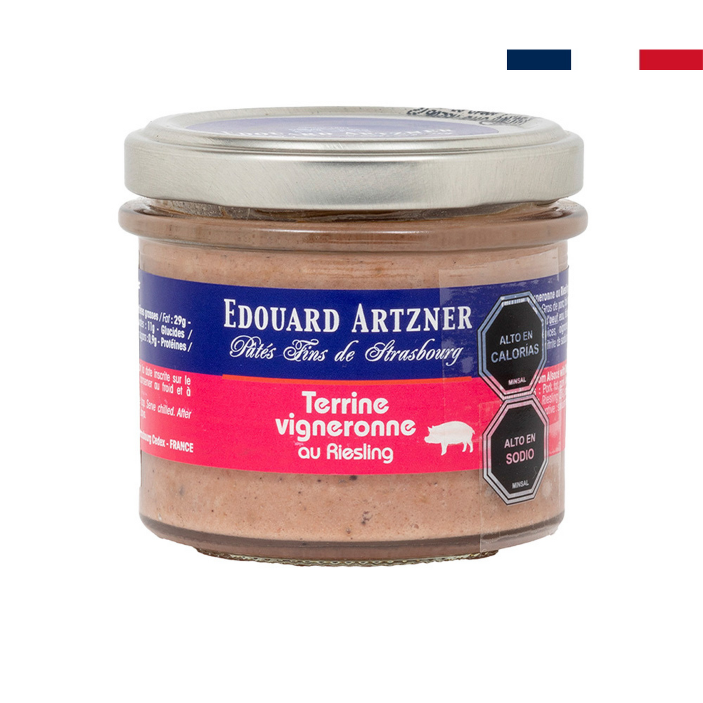 Paté de Alsacia al Riesling 100 gr Edouard Artzner