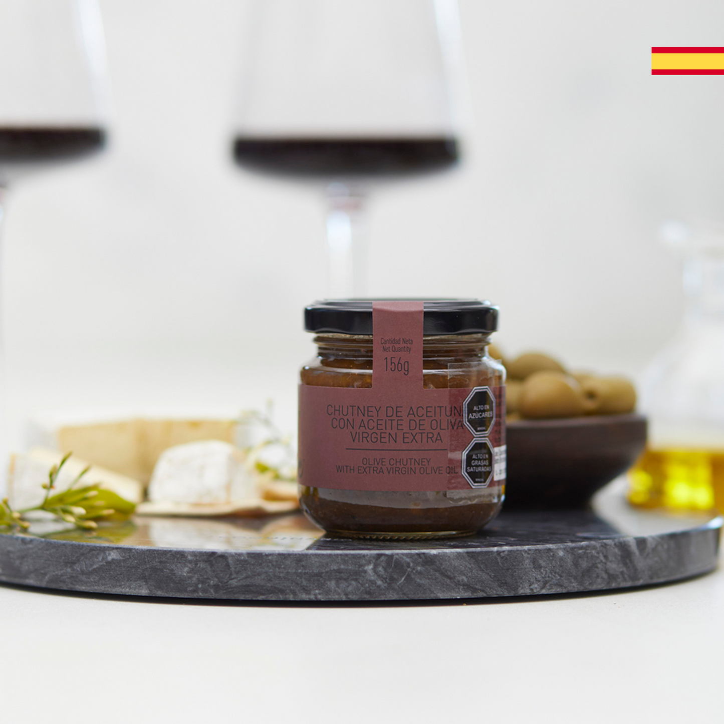 Chutney de Aceituna con Aceite de Oliva Extra Virgen 156 Grs La Chinata