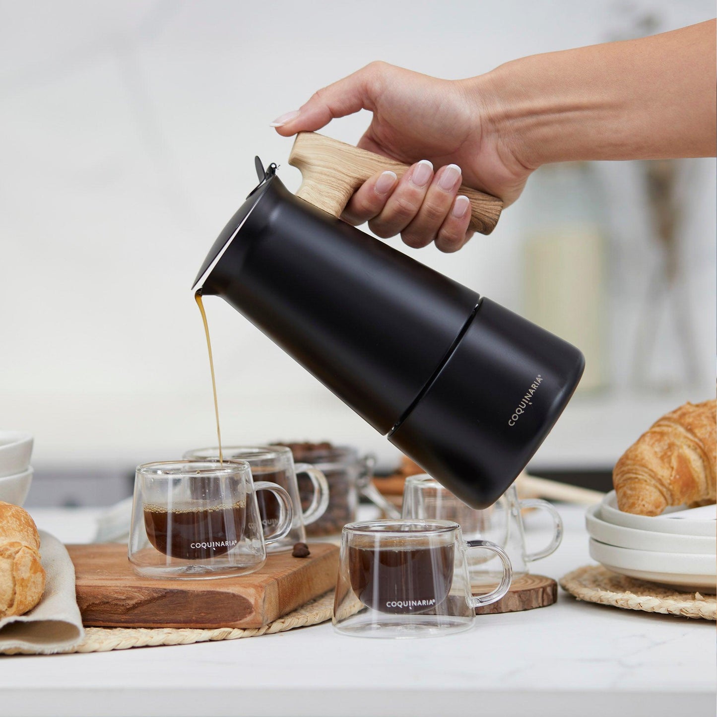 Cafetera Italiana 6 Tazas Coquinaria