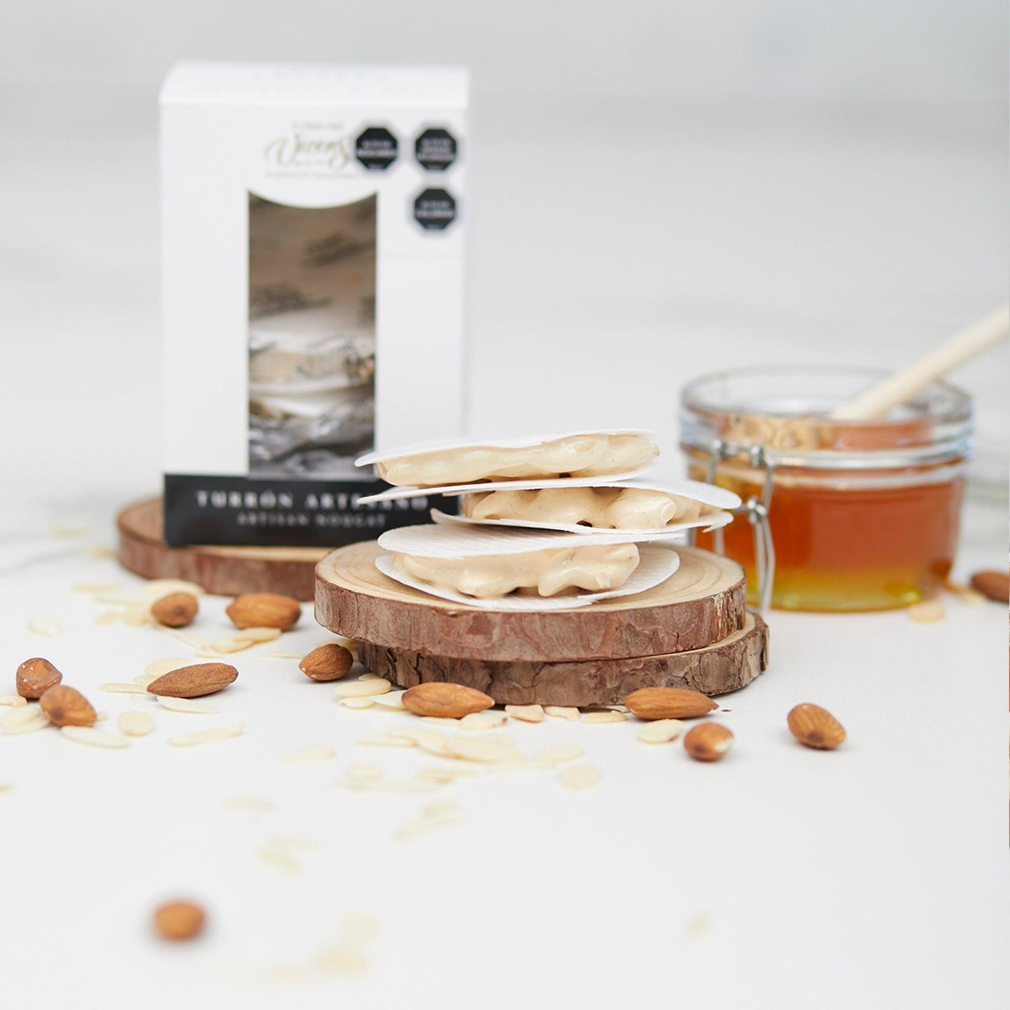 Caja Mini Turrones Artesanos Agramunt de Almendra 150g Vicens