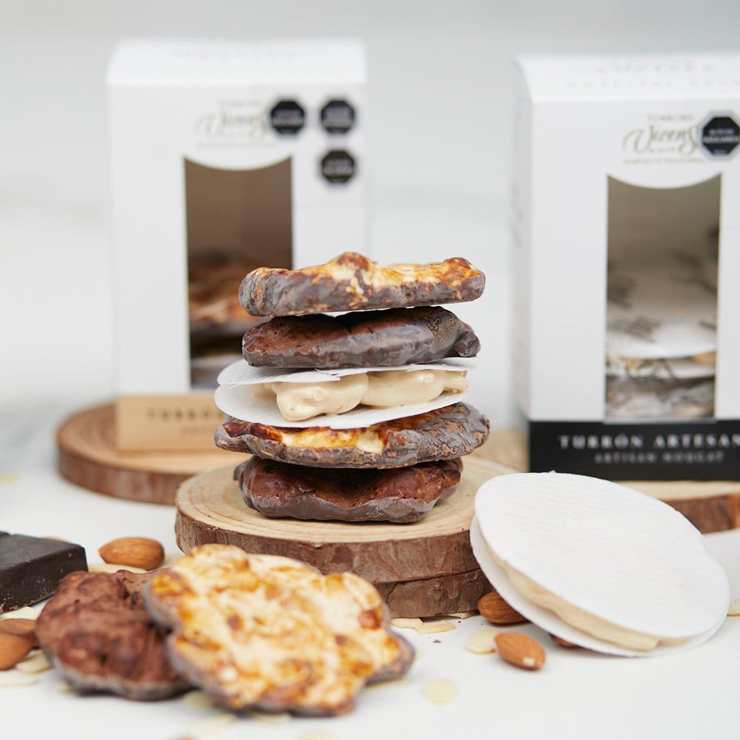 Caja Mini Turrones Artesanos Agramunt de Almendra 150g Vicens