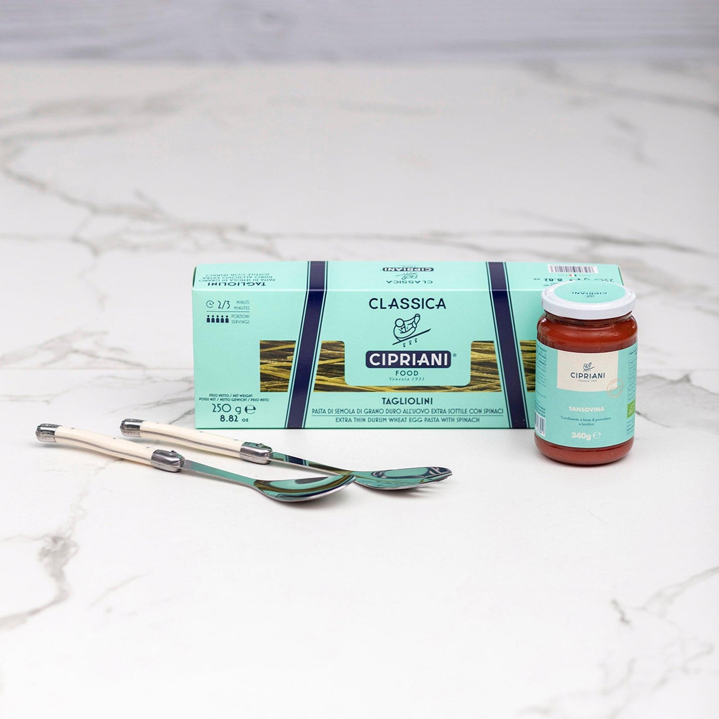 Kit Cuchara y Tenedor para Servir Coquinaria