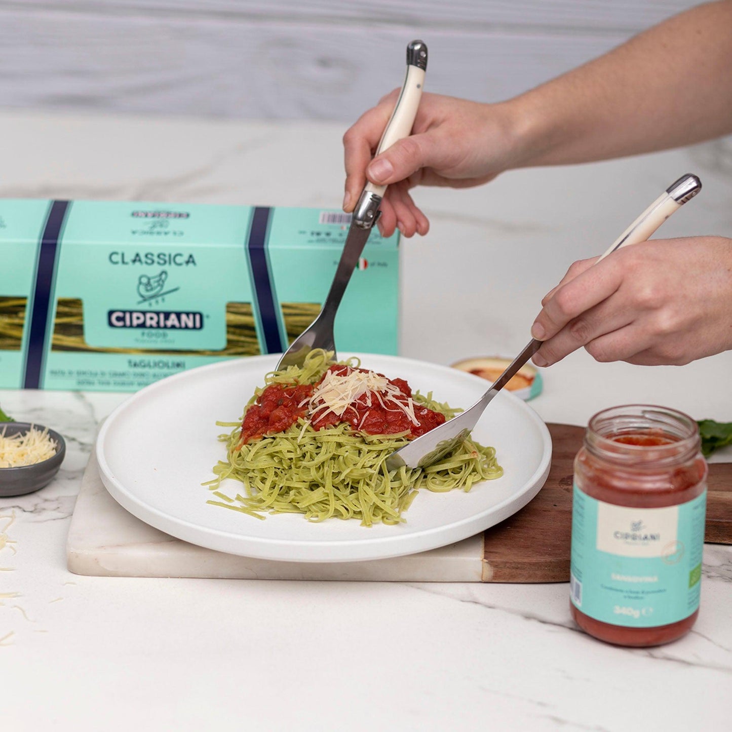 Kit Cuchara y Tenedor para Servir Coquinaria