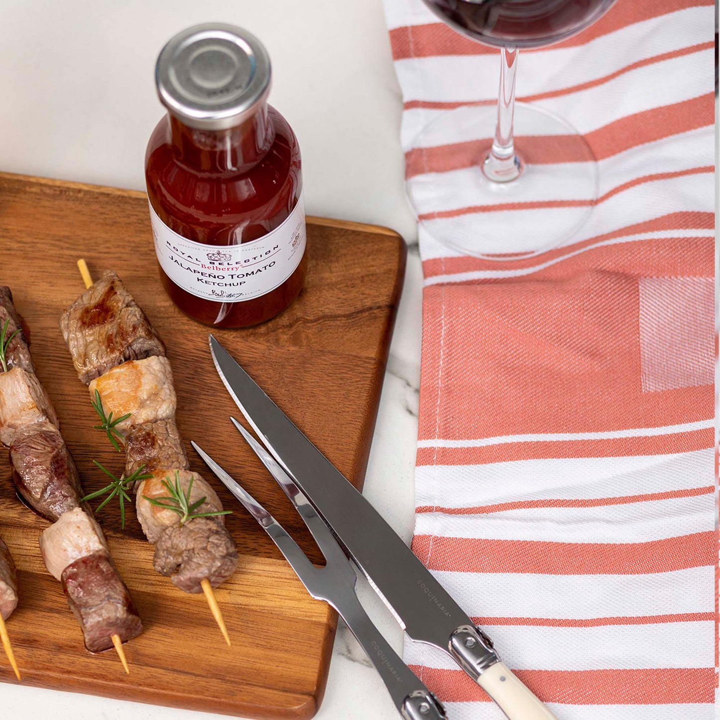 Kit Trincho y Cuchillo BBQ Coquinaria