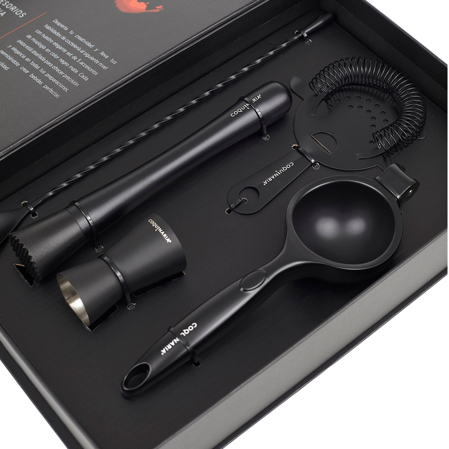 Set 5 Accesorios Mixología Coquinaria