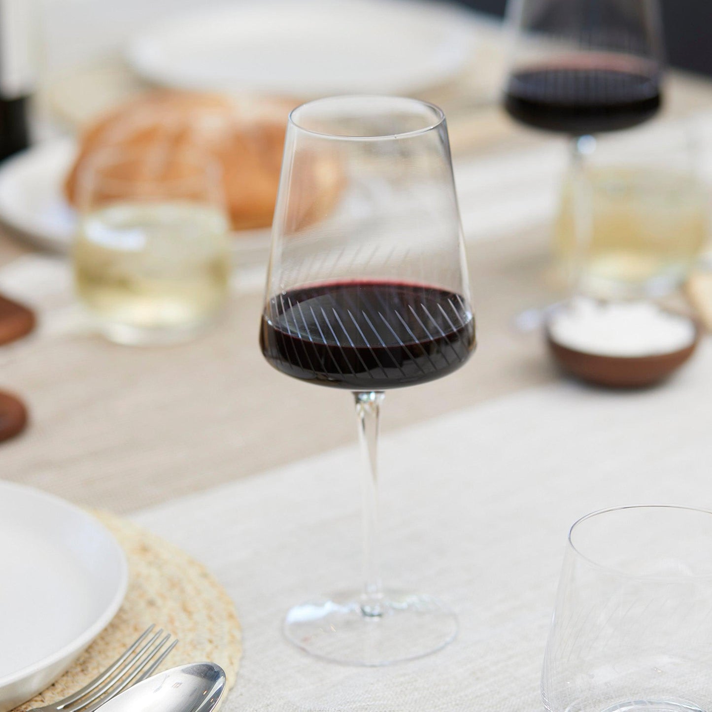 Set 6 Copas de Vino Talladas Coquinaria