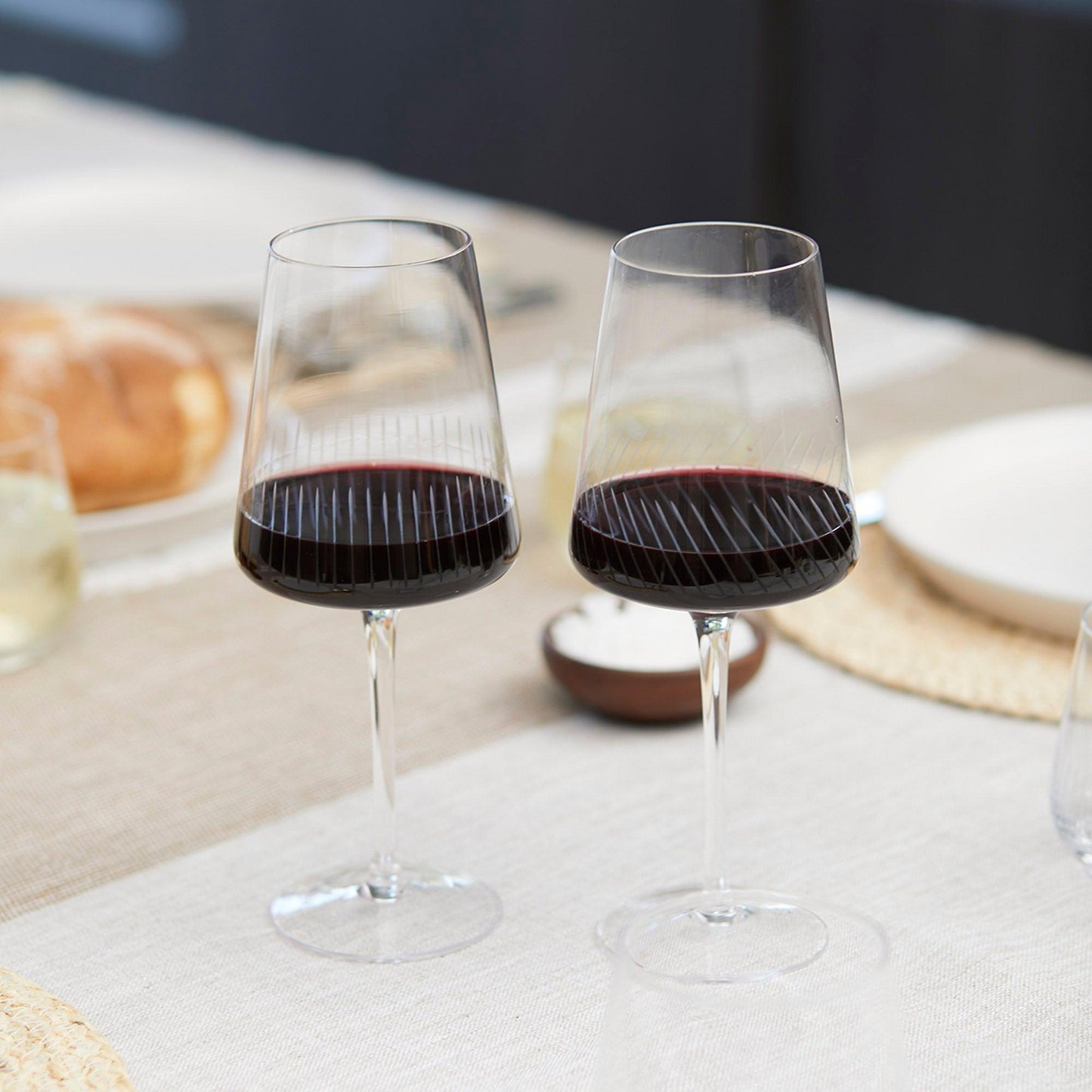 Set 6 Copas de Vino Talladas Coquinaria