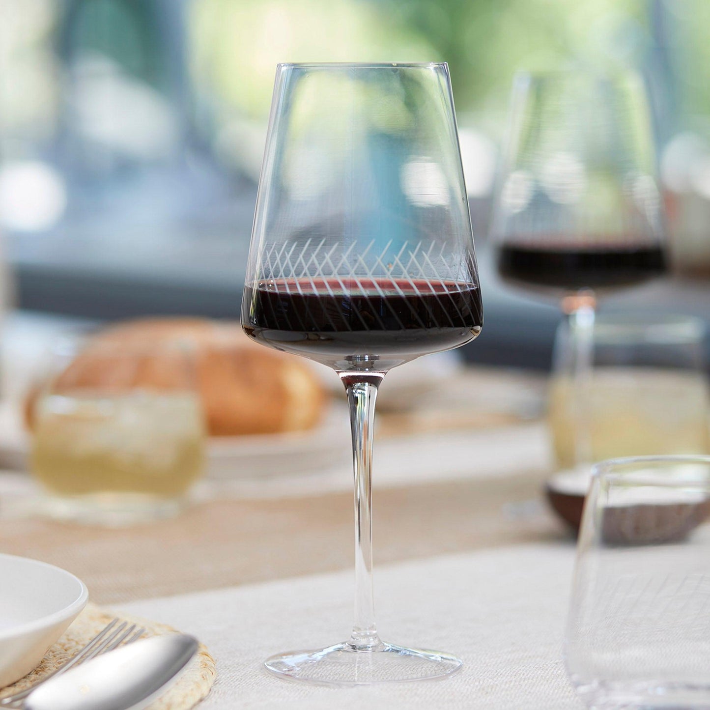 Set 6 Copas de Vino Talladas Coquinaria