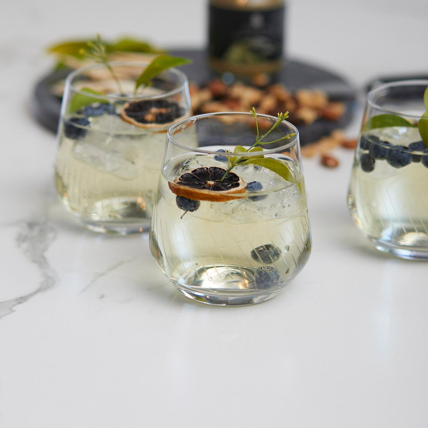 Set 6 Vasos Tallados 420 ml Coquinaria