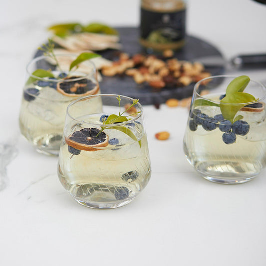 Set 6 Vasos Tallados 420 ml Coquinaria