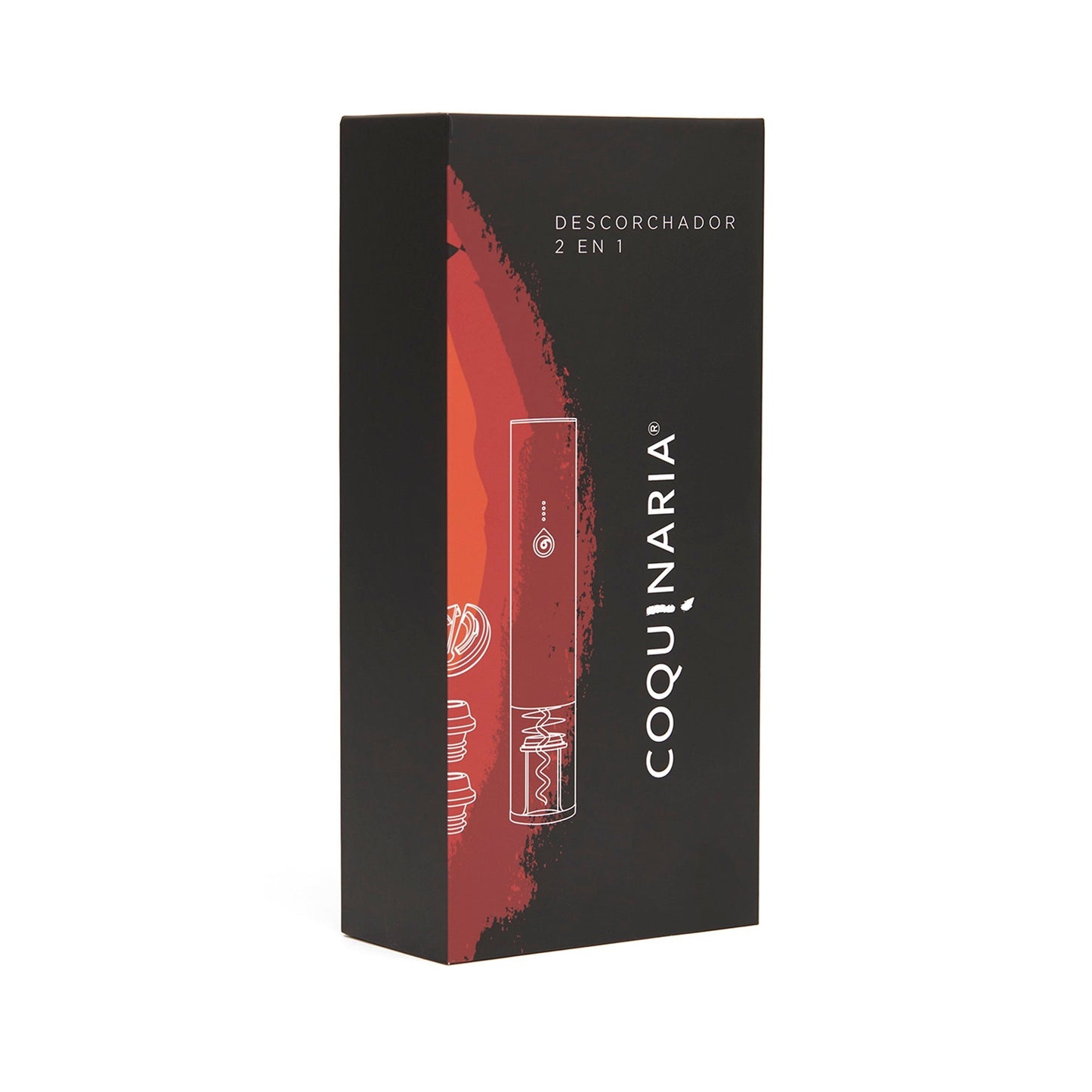 Set Abridor de Vinos y Bomba al Vacío 2 en 1 + 2 Tapones