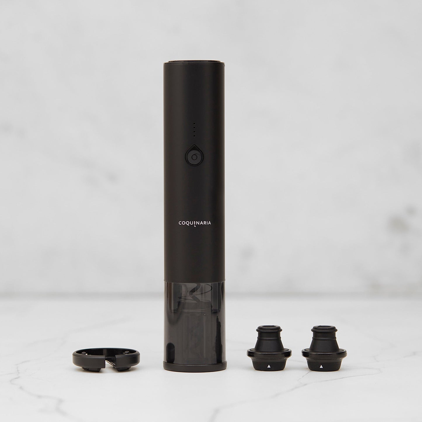 Set Abridor de Vinos y Bomba al Vacío 2 en 1 + 2 Tapones