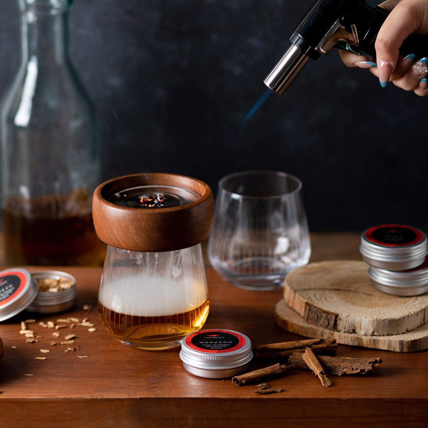 Set Ahumador de Whisky Coquinaria