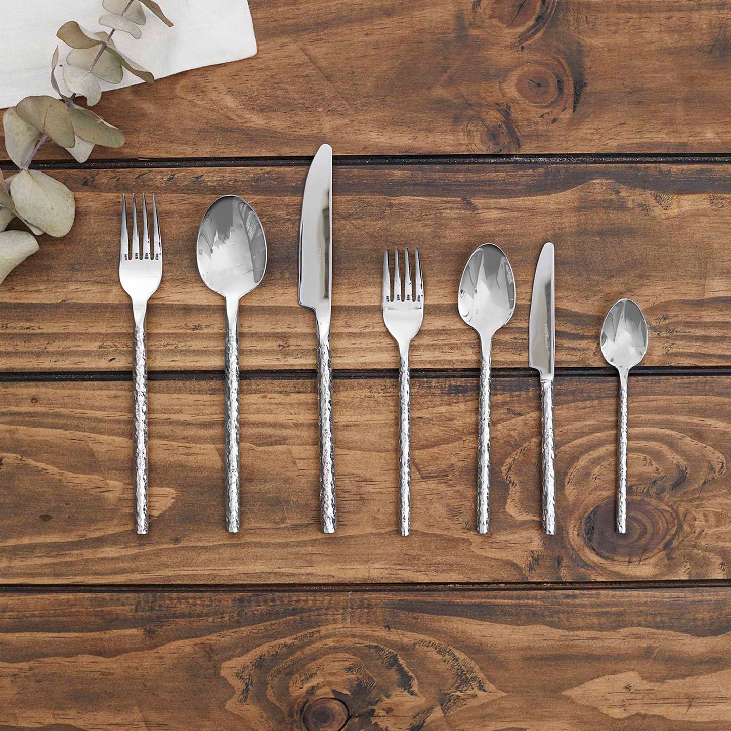 Set de Cuchilleria Hammered Para 4 Personas 28 Piezas Coquinaria