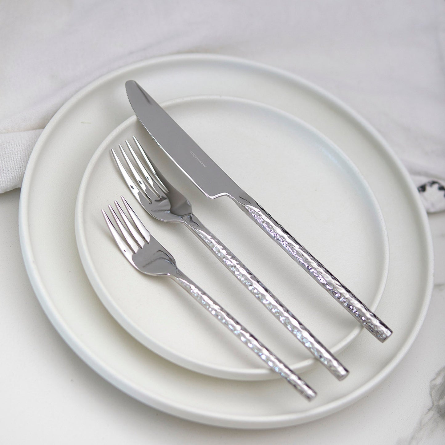 Set de Cuchilleria Hammered Para 4 Personas 28 Piezas Coquinaria