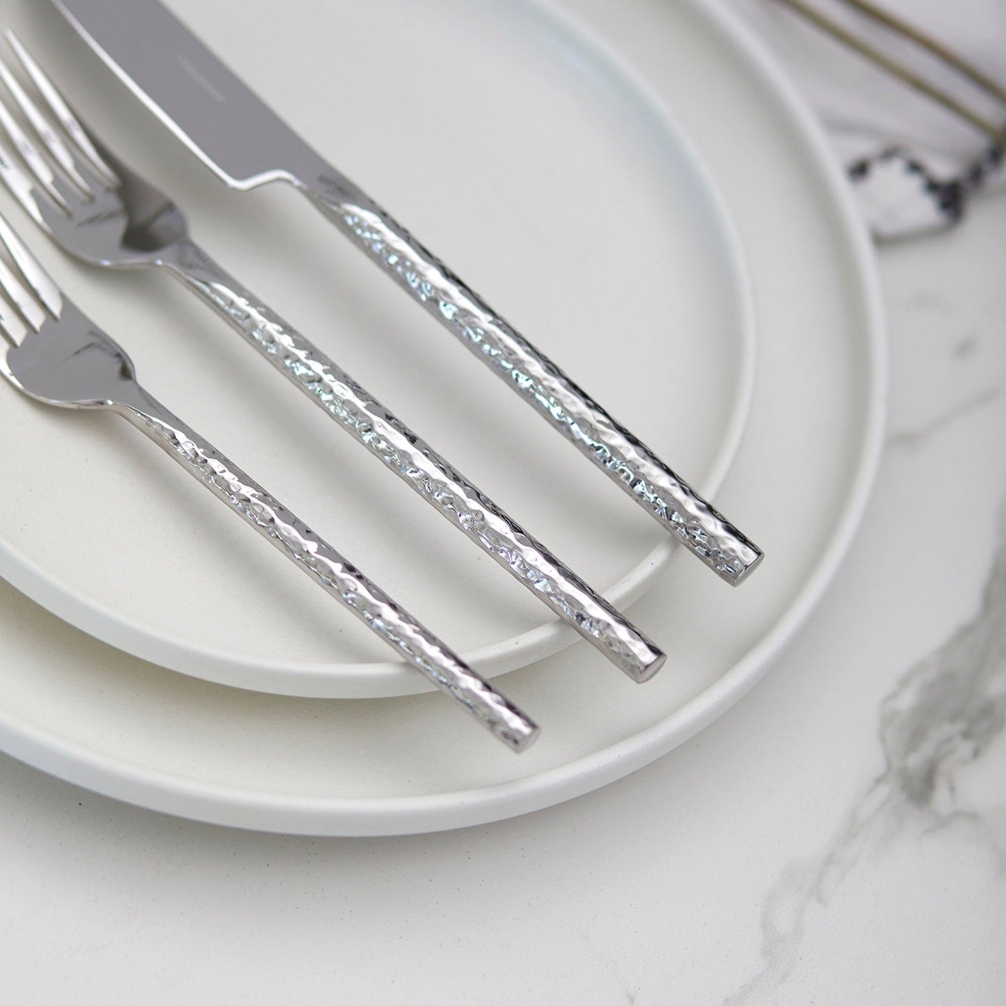 Set de Cuchilleria Hammered Para 4 Personas 28 Piezas Coquinaria