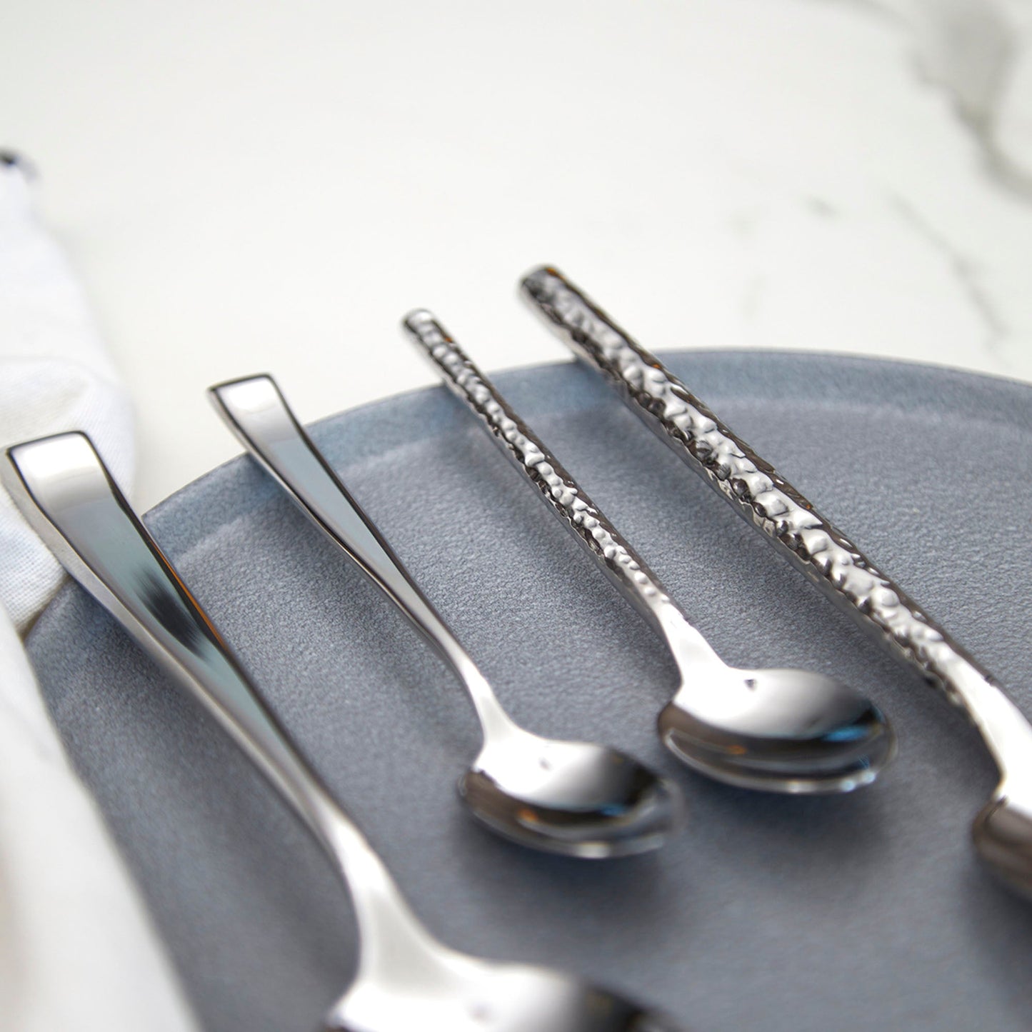 Set de Cuchilleria Hammered Para 4 Personas 28 Piezas Coquinaria