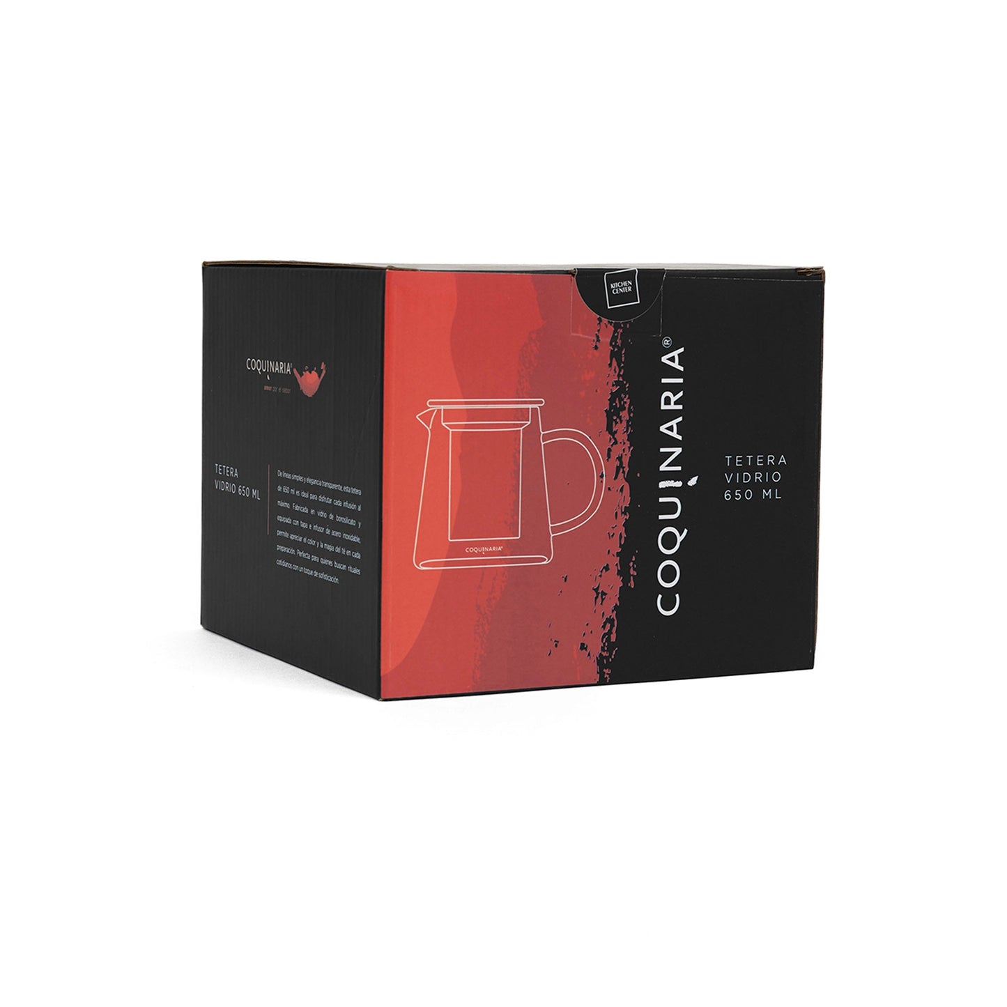 Tetera de Vidrio 650 ml Coquinaria